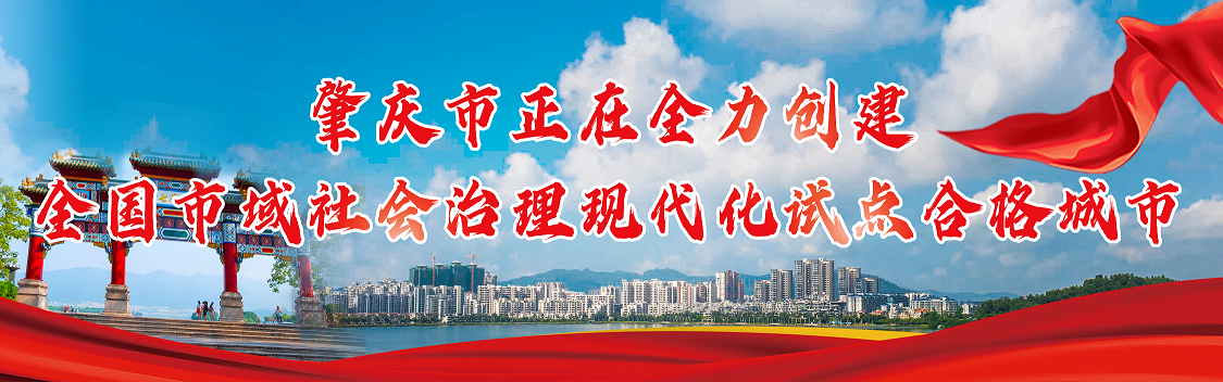 肇庆市正在全力创建全国市域社会治理现代化试点合格城市